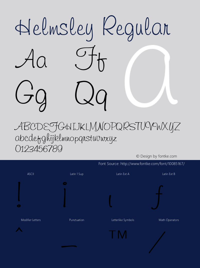 Helmsley Regular The IMSI MasterFonts Collection, tm 1995, 1996 IMSI (International Microcomputer Software Inc.) Font Sample