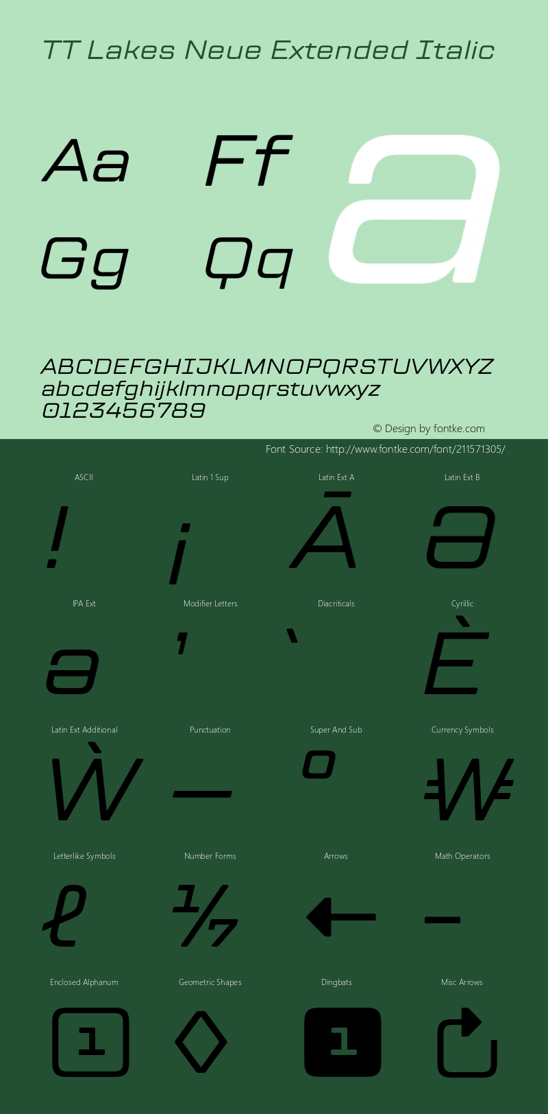 TT Lakes Neue Extended Italic Version 1.100.14042021图片样张