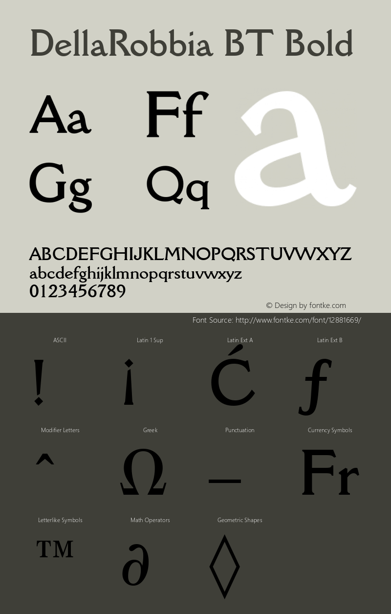 DellaRobbia BT Bold mfgpctt-v1.54 Tuesday, February 9, 1993 3:16:19 pm (EST) Font Sample