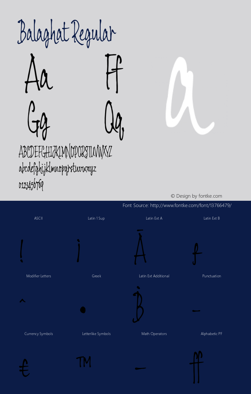 Balaghat Regular Version 1.100 Font Sample