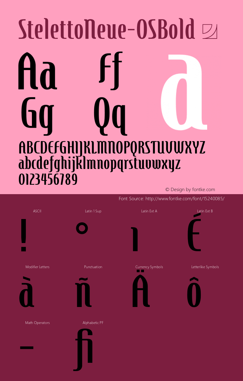 StelettoNeue-OSBold ☞ Version 1.002;com.myfonts.easy.jonahfonts.steletto-neue.oldstyle-bold.wfkit2.version.4oLf Font Sample