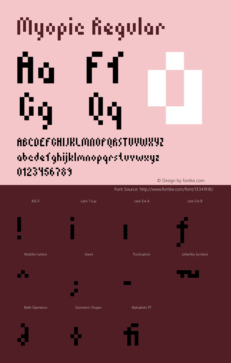 Myopic Regular 001.000 Font Sample