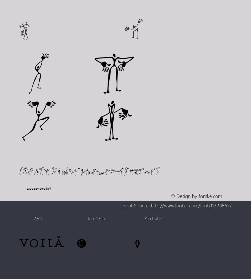 Voila Slims Version 001.000 Font Sample
