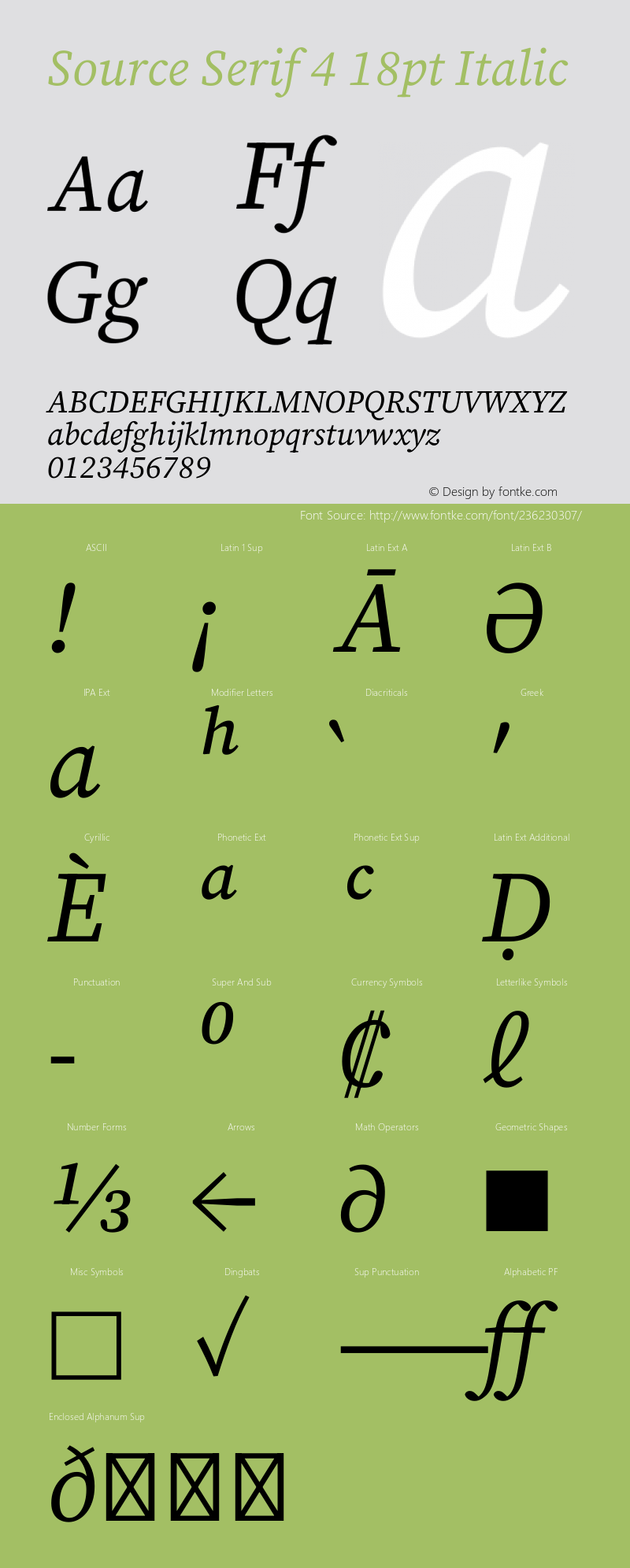 Source Serif 4 18pt Italic Version 4.004;hotconv 1.0.116;makeotfexe 2.5.65601图片样张