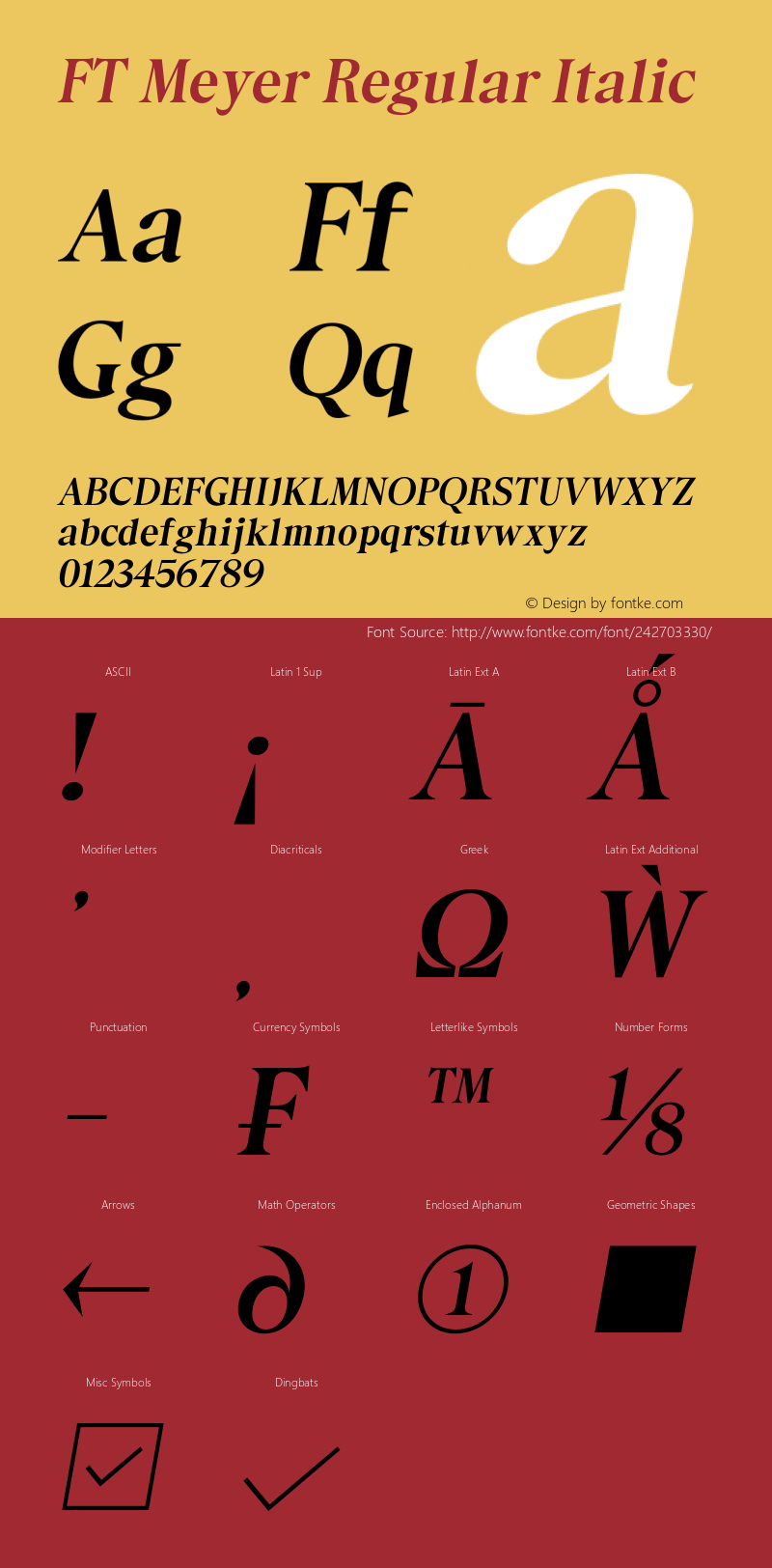 FT Meyer Regular Italic Version 1.000 | web-otf图片样张