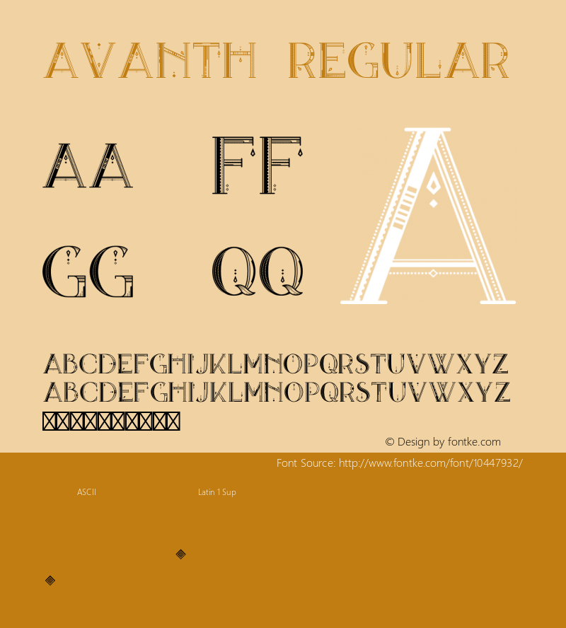 Avanth Regular Version 1.001;PS 001.001;hotconv 1.0.56;makeotf.lib2.0.21325 Font Sample