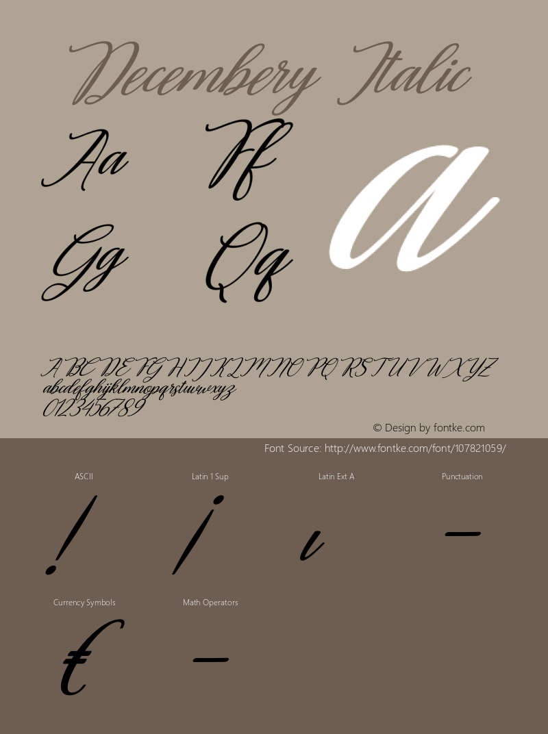 Decembery Italic Version 1.00;November 18, 2020;FontCreator 12.0.0.2563 64-bit Font Sample