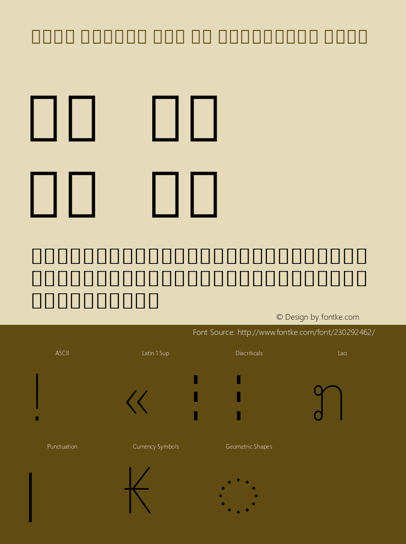 Noto Looped Lao UI Condensed Thin Version 1.00; ttfautohint (v1.8) -l 8 -r 50 -G 200 -x 14 -D lao -f none -a qsq -X 