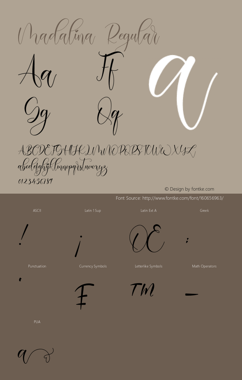 Madalina Version 1.00;February 25, 2021;FontCreator 12.0.0.2567 64-bit Font Sample