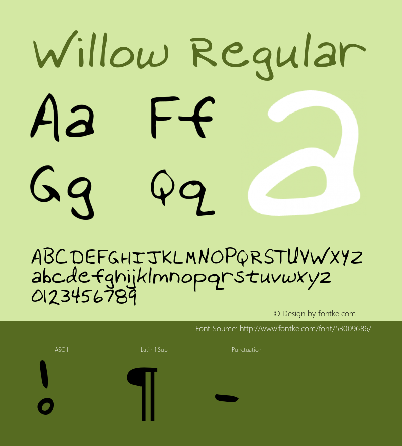 Willow Altsys Metamorphosis:3/3/95 {DfLp-URBC-66E7-7FBL-FXFA} Font Sample