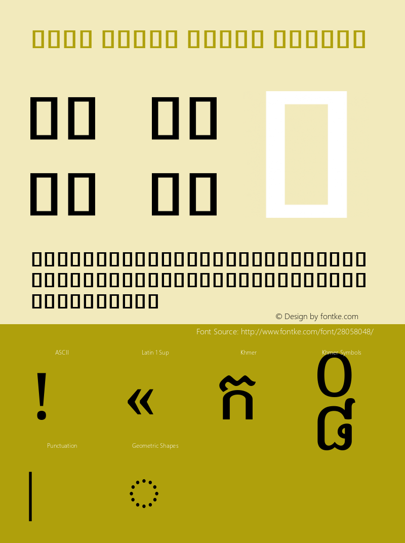 Noto Serif Khmer Medium Version 2.001;GOOG;noto-source:20181019:f8f3770;ttfautohint (v1.8.2) Font Sample