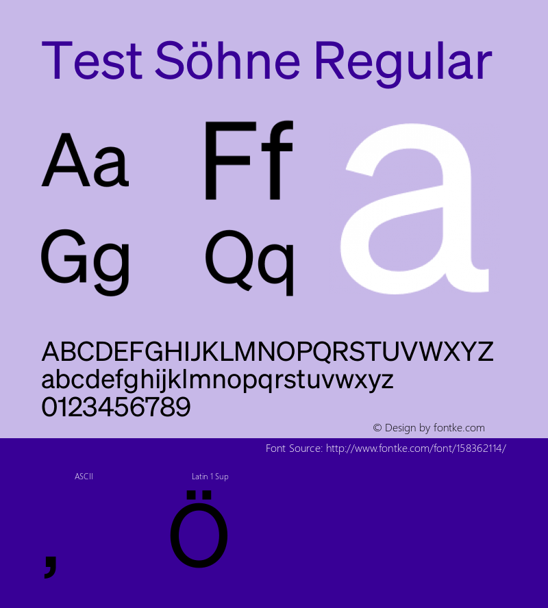 Test Söhne Version 1.108;hotconv 1.0.116;makeotfexe 2.5.65601 Font Sample