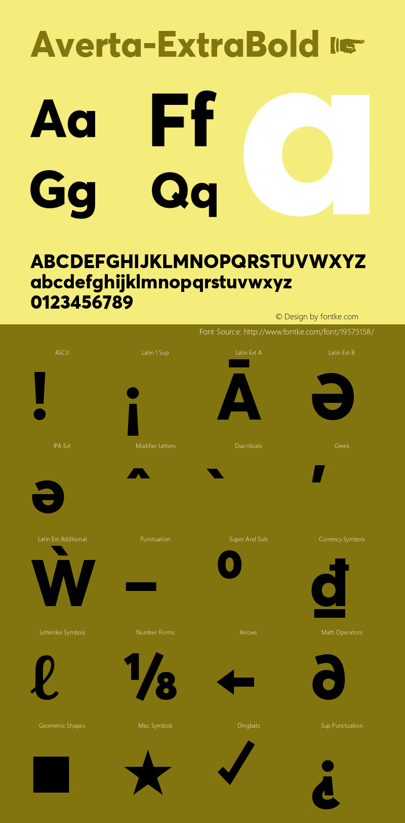 ☞Averta ExtraBold Version 1.002;PS 001.002;hotconv 1.0.70;makeotf.lib2.5.58329;com.myfonts.easy.intelligent-foundry.averta .extra-bold.wfkit2.version.4qmE Font Sample