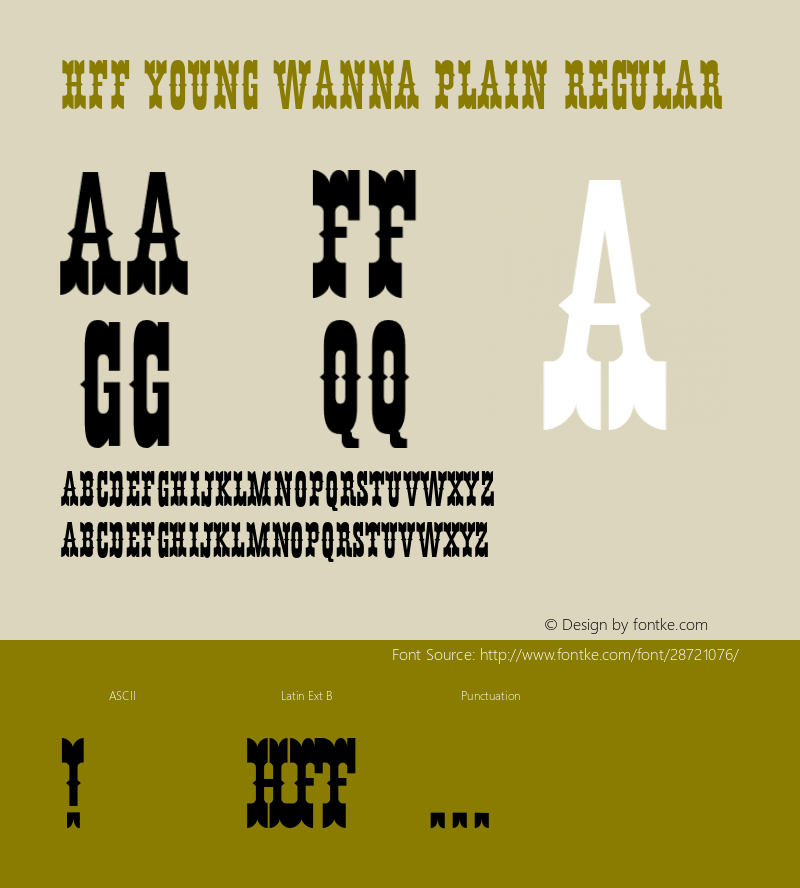 HFF Young Wanna Plain 2.019 | Free for personal, private and non-commercial use | fontfun@gmail.com Font Sample