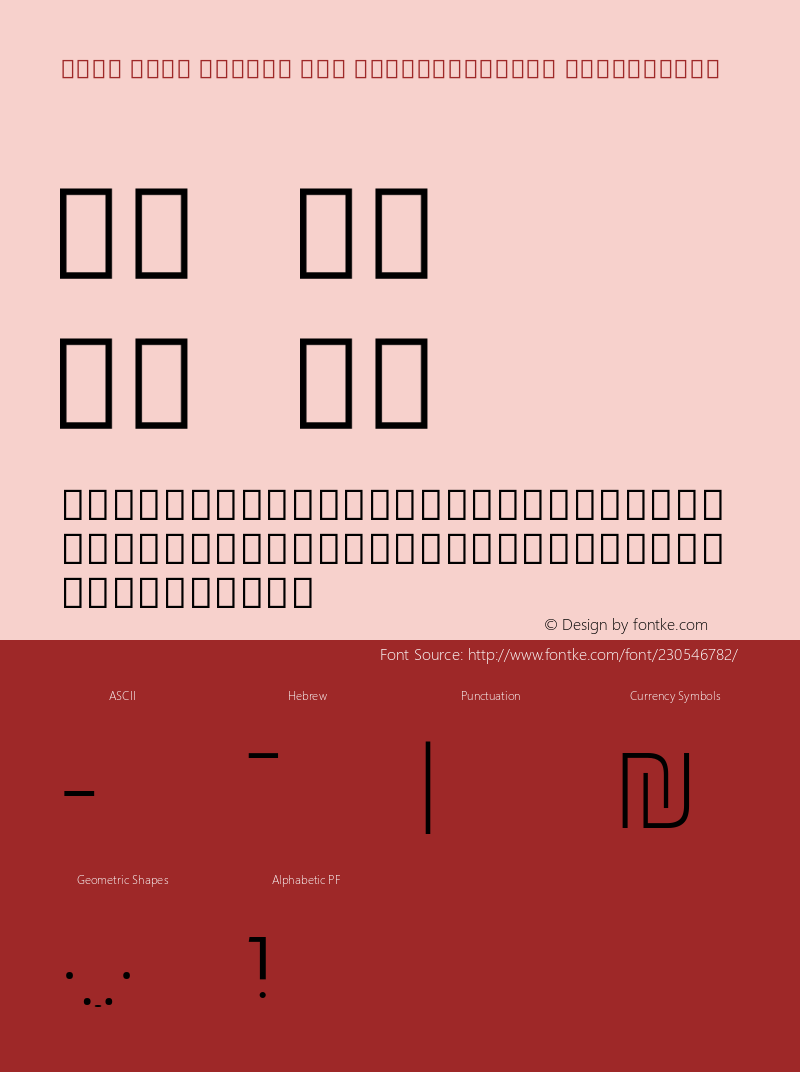 Noto Sans Hebrew New SemiCondensed ExtraLight Version 3.001; ttfautohint (v1.8) -l 8 -r 50 -G 200 -x 14 -D hebr -f none -a qsq -X 