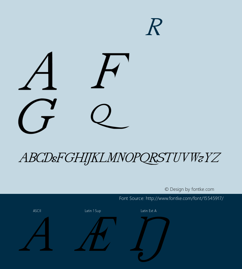 drmdozitsc24 Regular Version 001.001 Font Sample