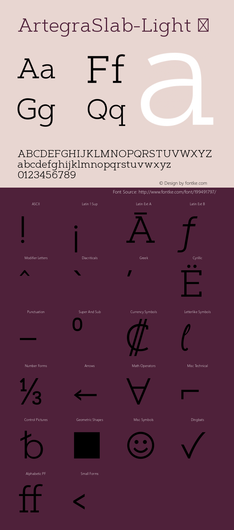 ☞ArtegraSlab-Light Version 1.003; ttfautohint (v1.5);com.myfonts.easy.artegra.slab.artegra-slab-light.wfkit2.version.5snA图片样张