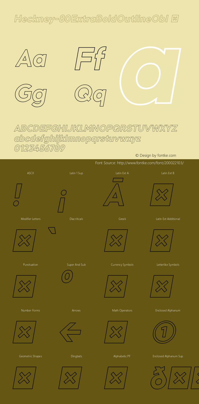 ☞Heckney 80ExtraBold Outline Obl Version 1.000;hotconv 1.0.109;makeotfexe 2.5.65596;com.myfonts.easy.ckhans-fonts.heckney.80-extra-bold-outline-oblique.wfkit2.version.5xxZ图片样张