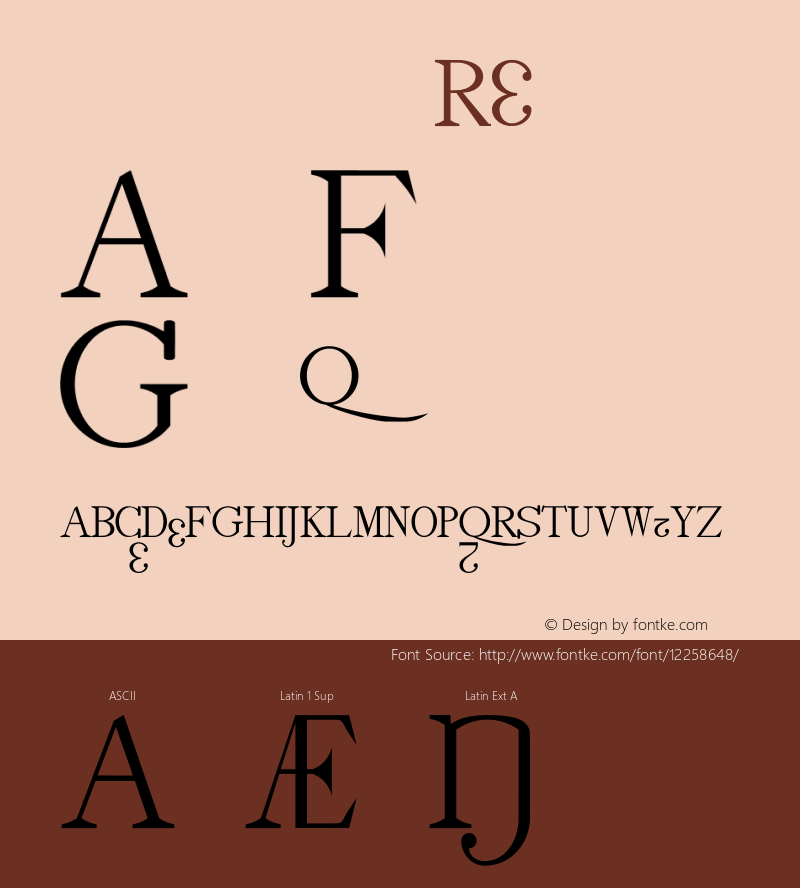 drmdozl17 Regular Version 001.001 Font Sample