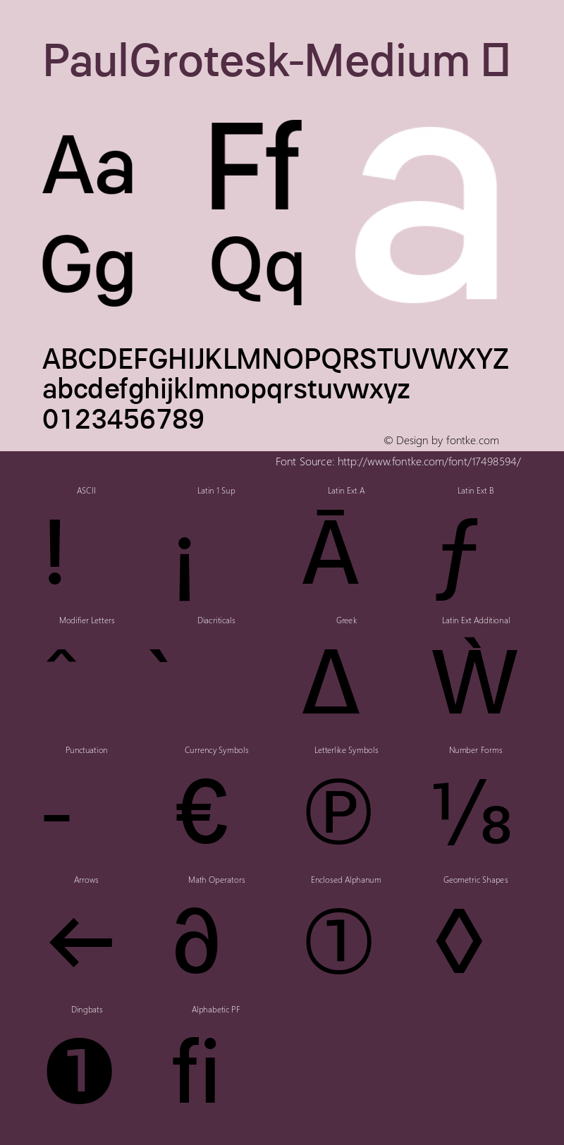 PaulGrotesk-Medium ☞ Version 1.000;PS 001.000;hotconv 1.0.88;makeotf.lib2.5.64775;com.myfonts.easy.artill-typs.paul-grotesk.medium.wfkit2.version.4BUC Font Sample