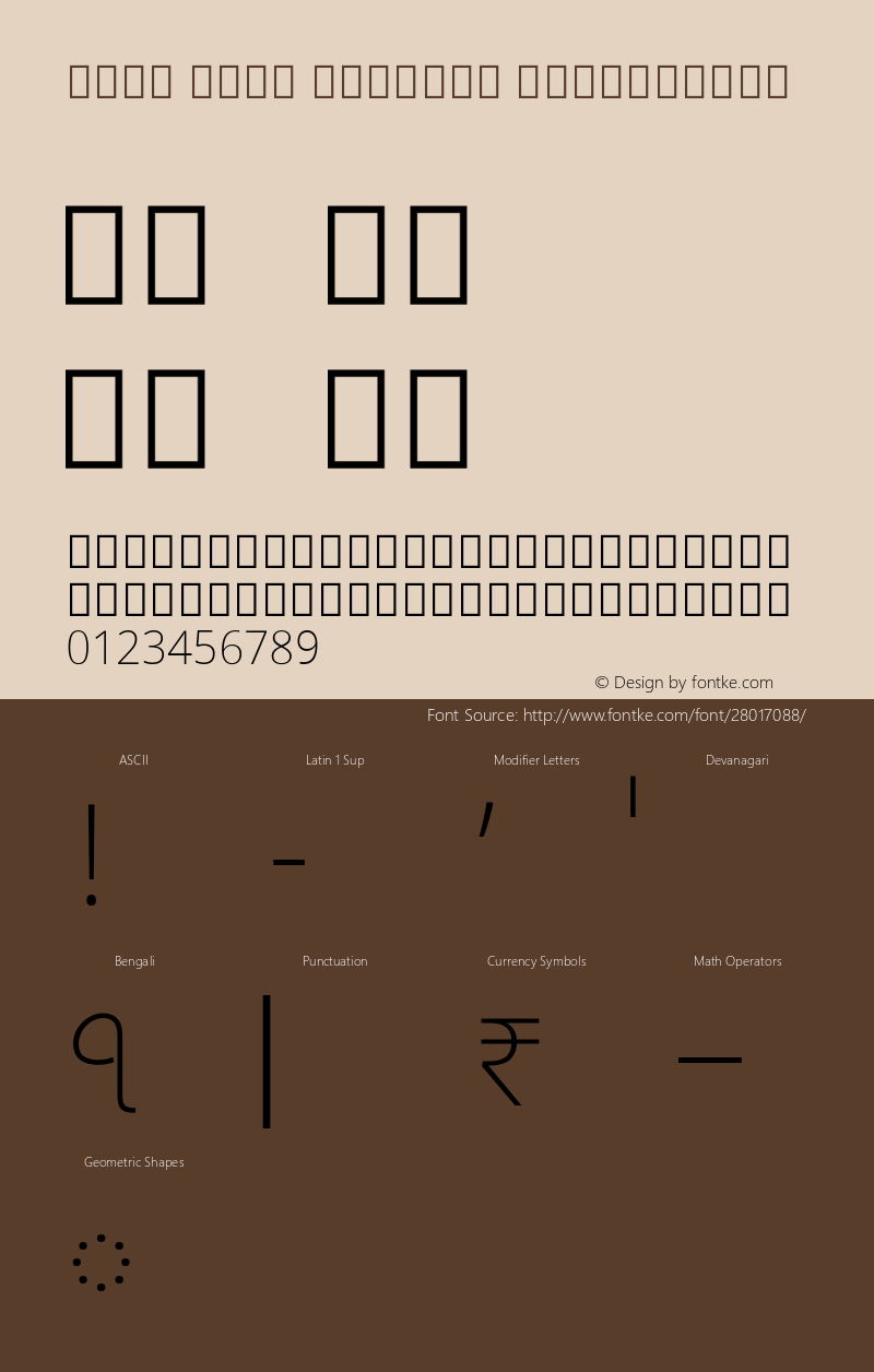 Noto Sans Bengali ExtraLight Version 2.000;GOOG;noto-source:20181019:f8f3770;ttfautohint (v1.8.2) Font Sample