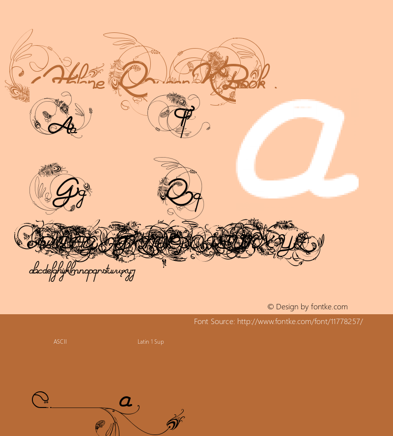 Helene  Queen.K Book Version 1.00 March 5, 2013, Font Sample