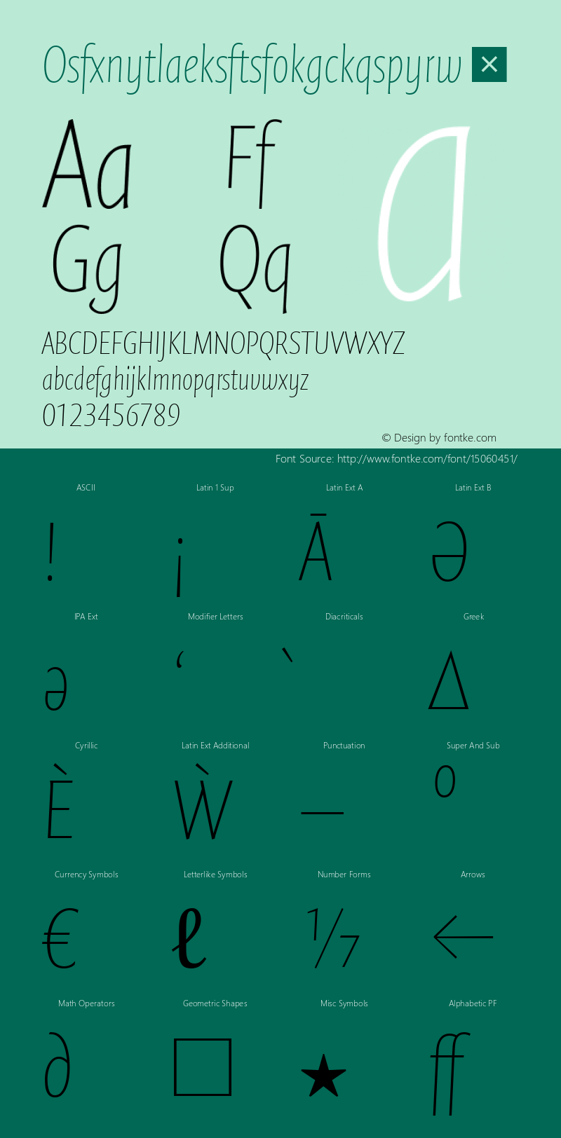 Osfxnytlaeksftsfokgckqspyrw ☞ Version 7.504; 2011; Build 1023;com.myfonts.easy.fontfont.ff-quadraat-sans.pro-condensed-thin-italic.wfkit2.version.4g1X Font Sample