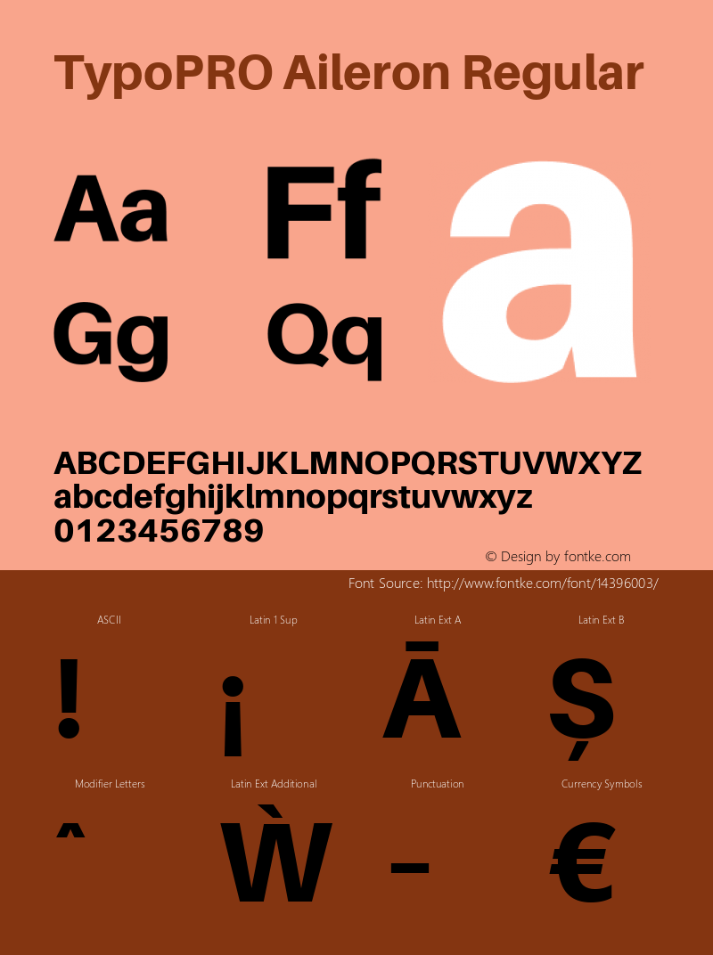 TypoPRO Aileron Regular Version 1.000;PS 001.000;hotconv 1.0.70;makeotf.lib2.5.58329 Font Sample