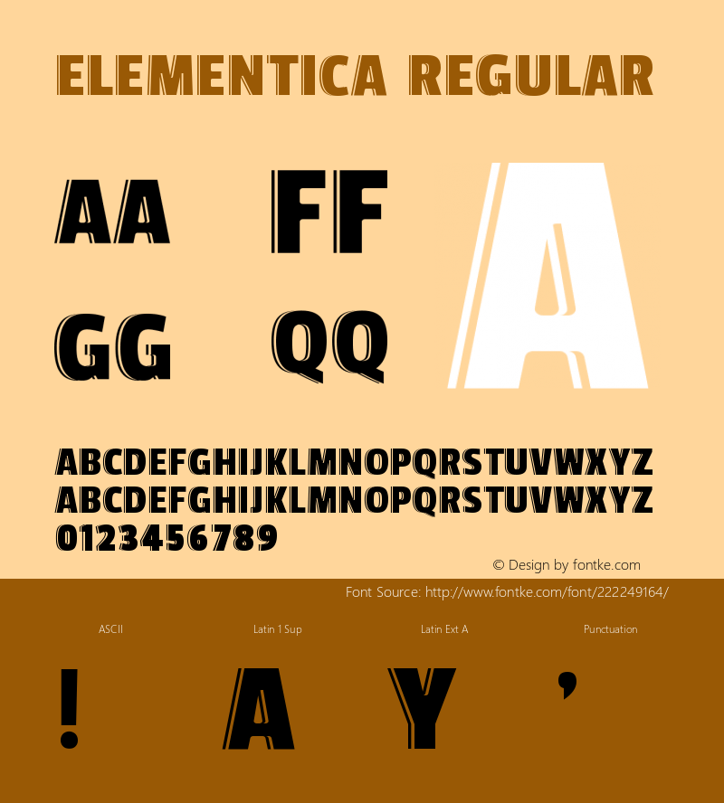 Elementica Version 1.002;Fontself Maker 3.5.7图片样张