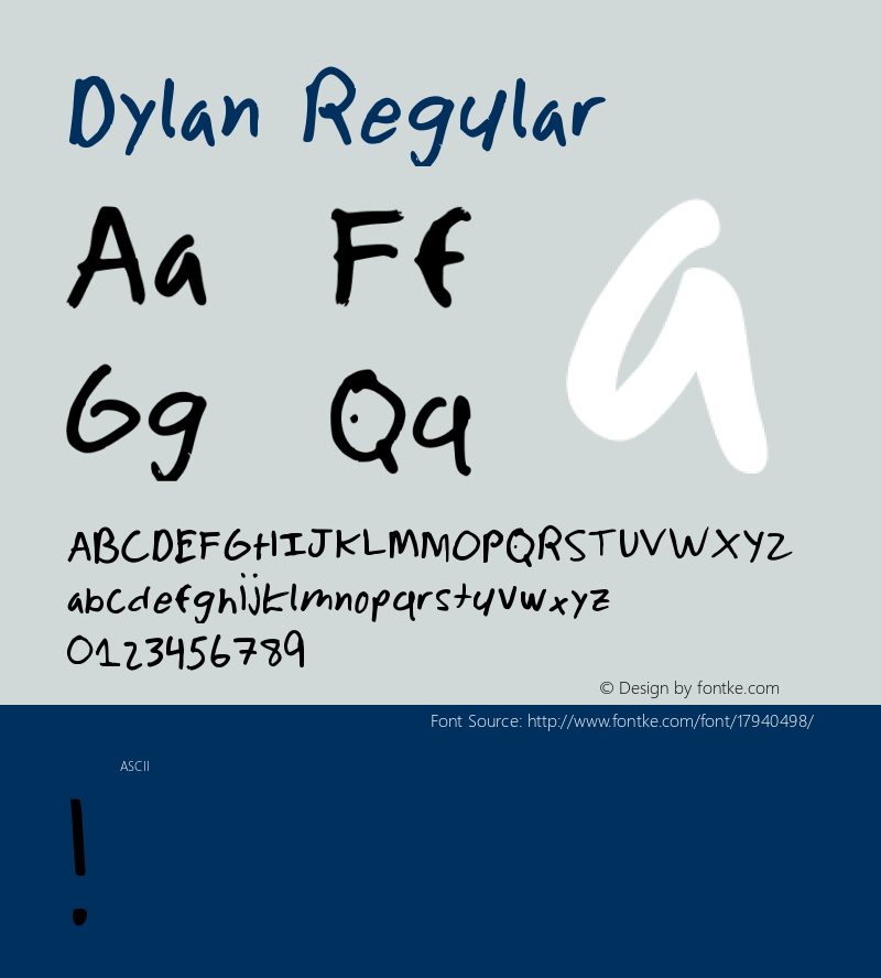 Dylan Regular Version 2 Font Sample