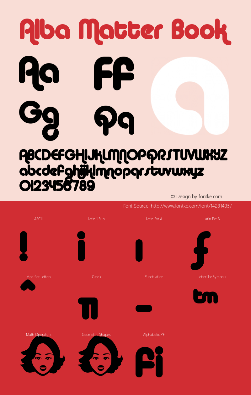 Alba Matter Book Version Macromedia Fontograp Font Sample