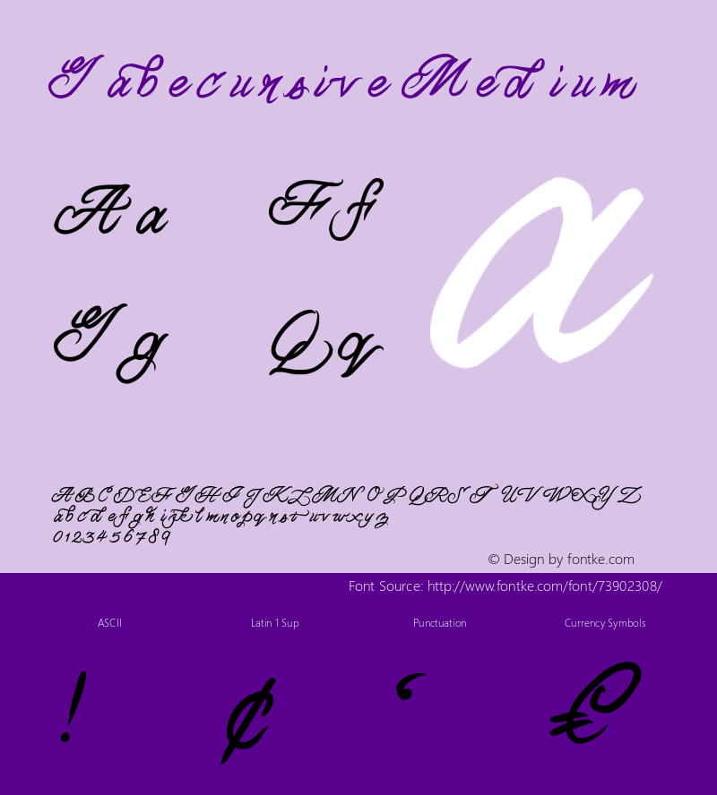 Gabecursive Version 001.000 Font Sample