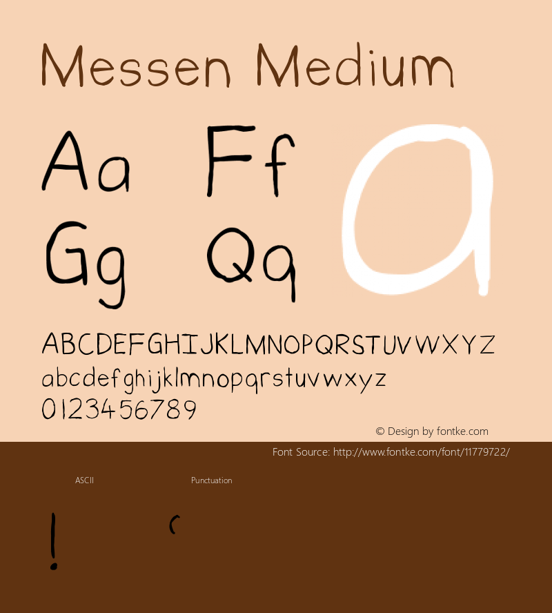 Messen Medium Version 001.000 Font Sample