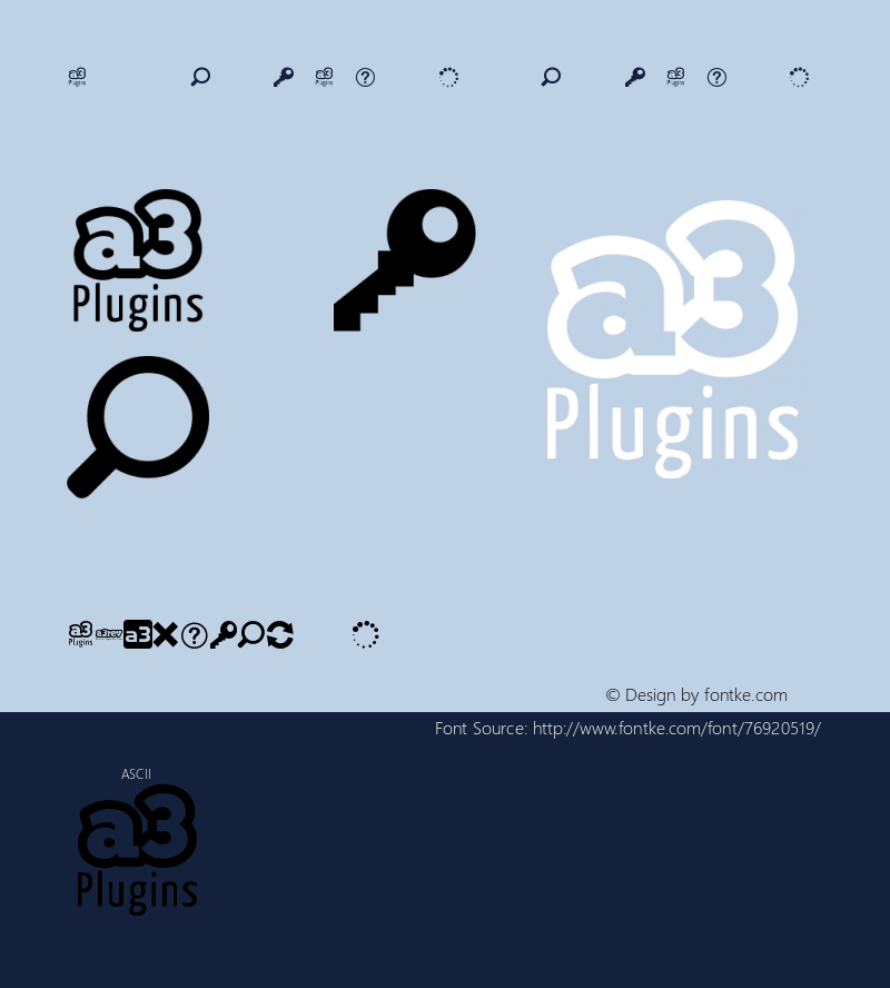 a3-plugin-framework Version 1.0 Font Sample