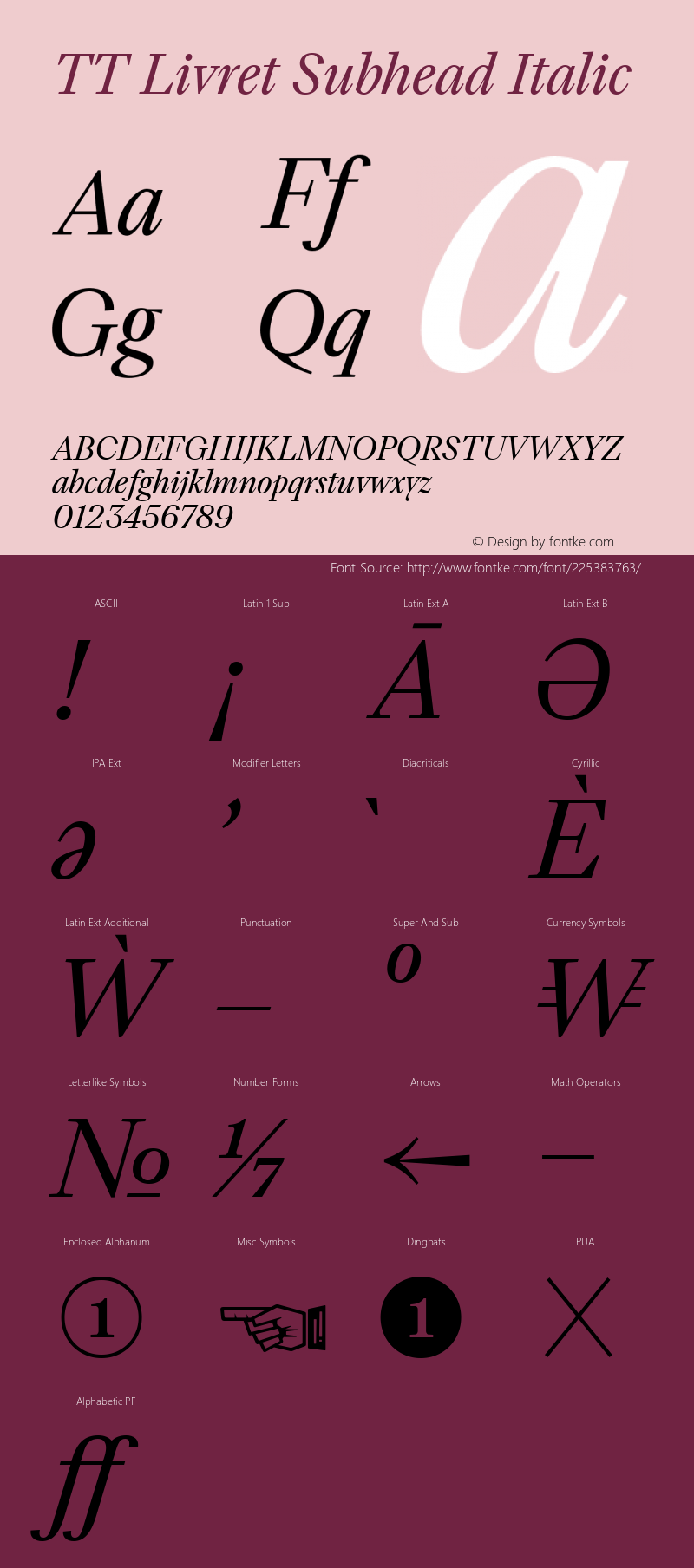 TT Livret Subhead Italic Version 1.000.30032022图片样张