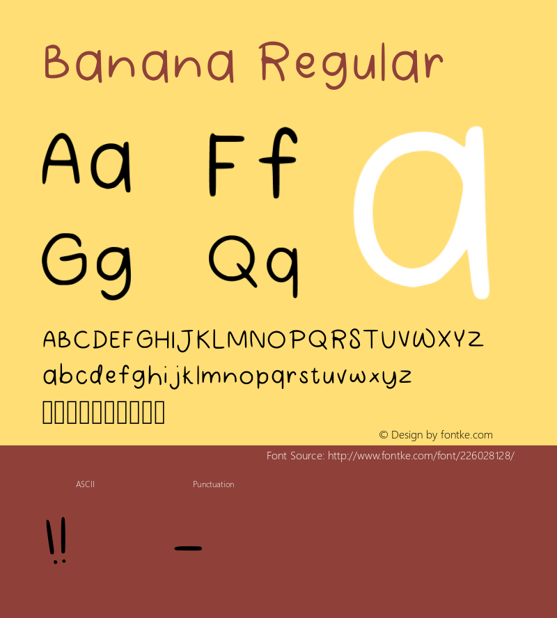 Banana Regular Version 001.001图片样张