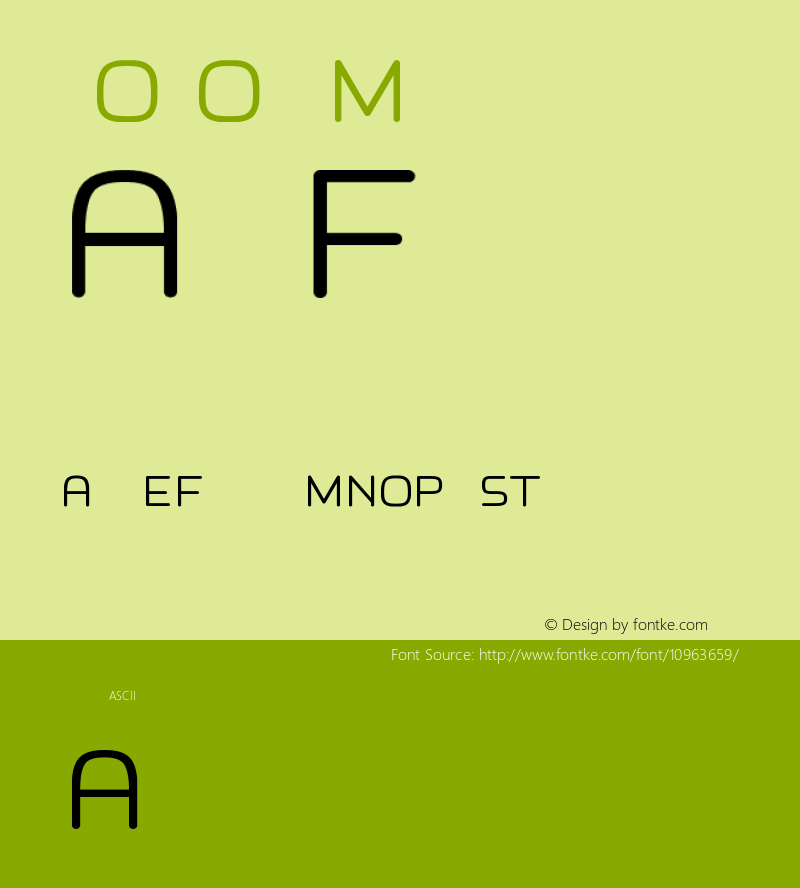 LOGO9 Medium Version 001.002 Font Sample