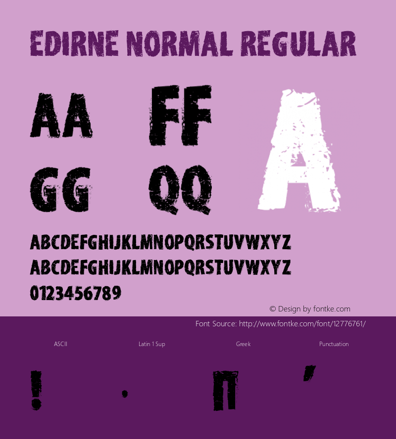 Edirne Normal Regular Version 1.000;PS 001.000;hotconv 1.0.70;makeotf.lib2.5.58329 DEVELOPMENT Font Sample