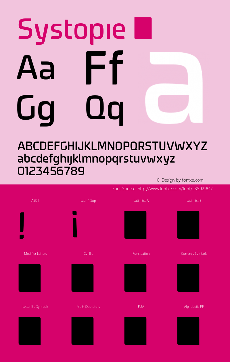 ☞Systopie 002.000;com.myfonts.easy.sardiez.systopie.regular.wfkit2.version.3Gmj Font Sample