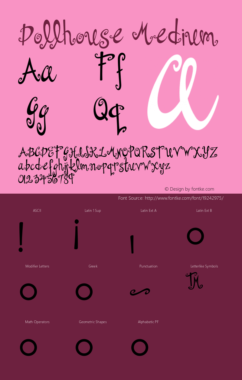 Dollhouse 001.000 Font Sample