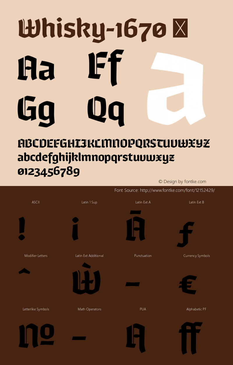 Whisky-1670 ☞ Version 1.000;com.myfonts.easy.corradine.whisky.1670.wfkit2.version.4fc2 Font Sample