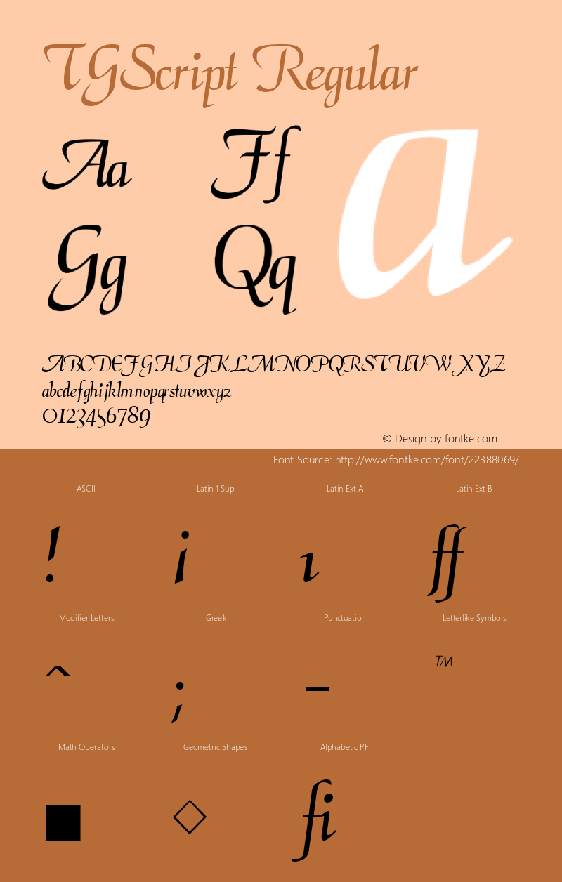 TGScript Altsys Metamorphosis:4/29/91 Font Sample