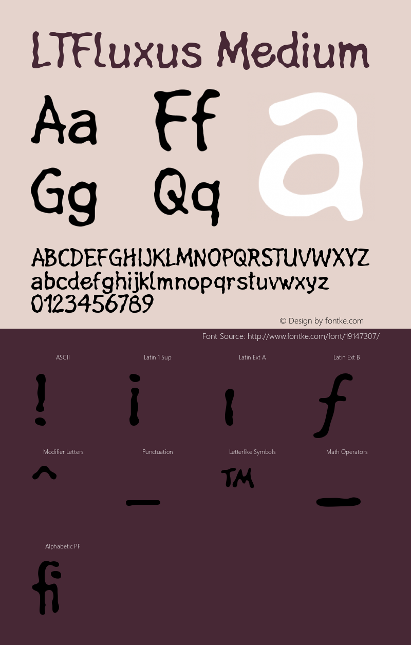 LinotypeFluxus Version 001.000 Font Sample