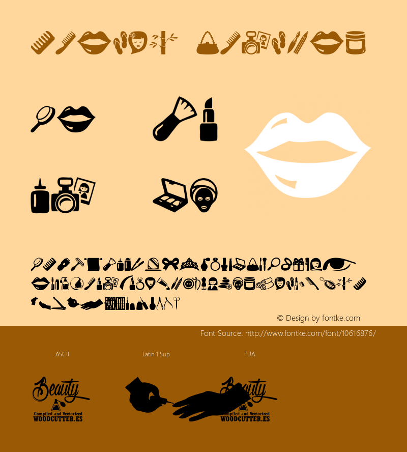 Beauty Regular Version 1.00 November 17, 2014, initial release Font Sample