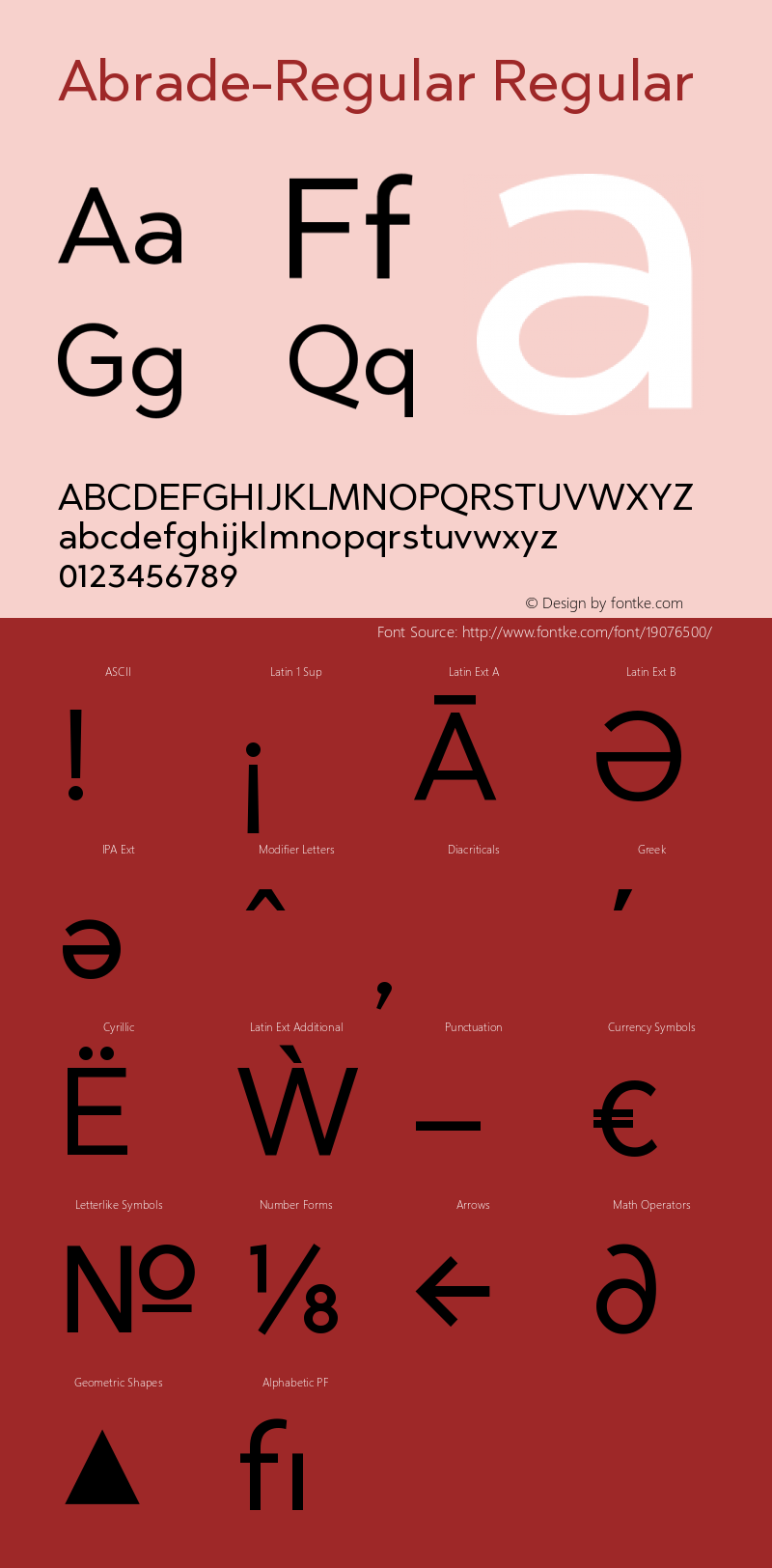 Abrade-Regular Regular Version 1.000;PS 001.000;hotconv 1.0.70;makeotf.lib2.5.58329 Font Sample