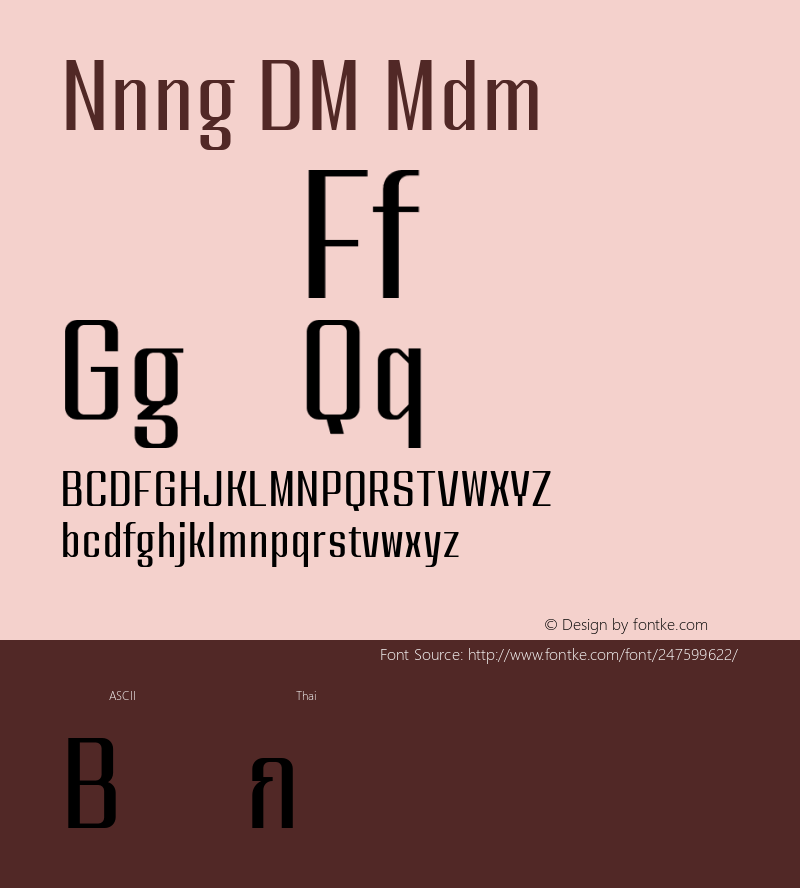 Nanueng DEMO Medium Version 1.000;Glyphs 3.1.2 (3151)图片样张
