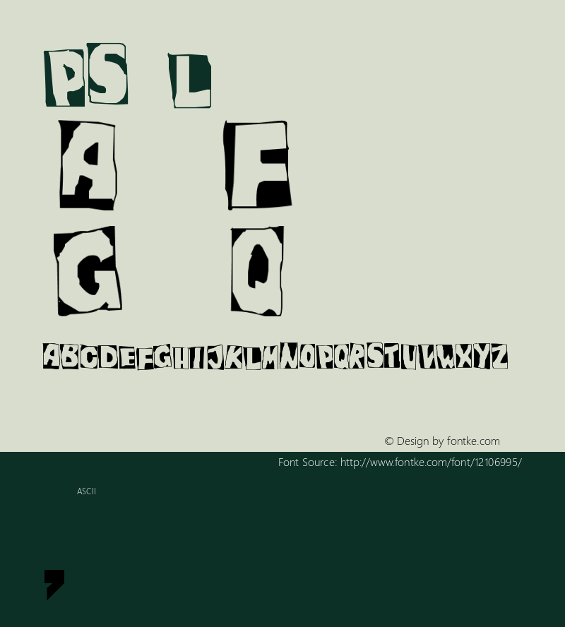 PeepShow Lookin' Version 1.0 | konsum.domus@usa.net Font Sample