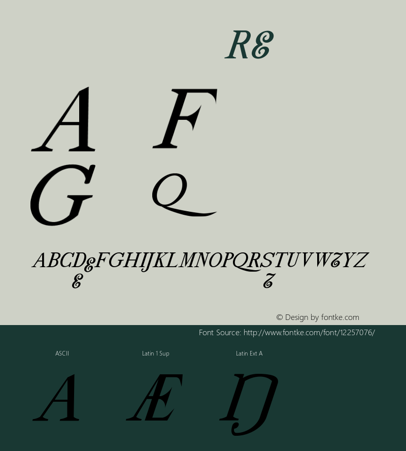 drmdozit7 Regular Version 001.001 Font Sample