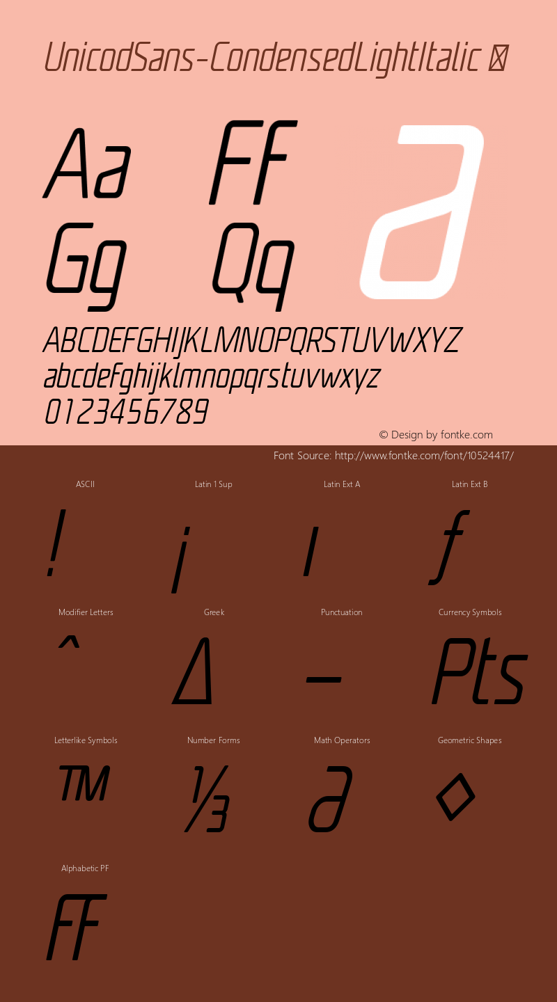 UnicodSans-CondensedLightItalic ☞ Version 1.000;com.myfonts.mostardesign.unicod-sans.condensed-light-italic.wfkit2.3rXN Font Sample