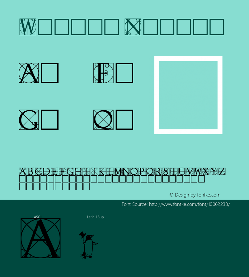 Walrod Normal 1.000 Font Sample